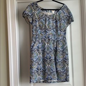 Paisley J.Crew dress - size 10
